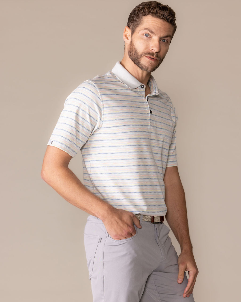 Prism Stripe Polo