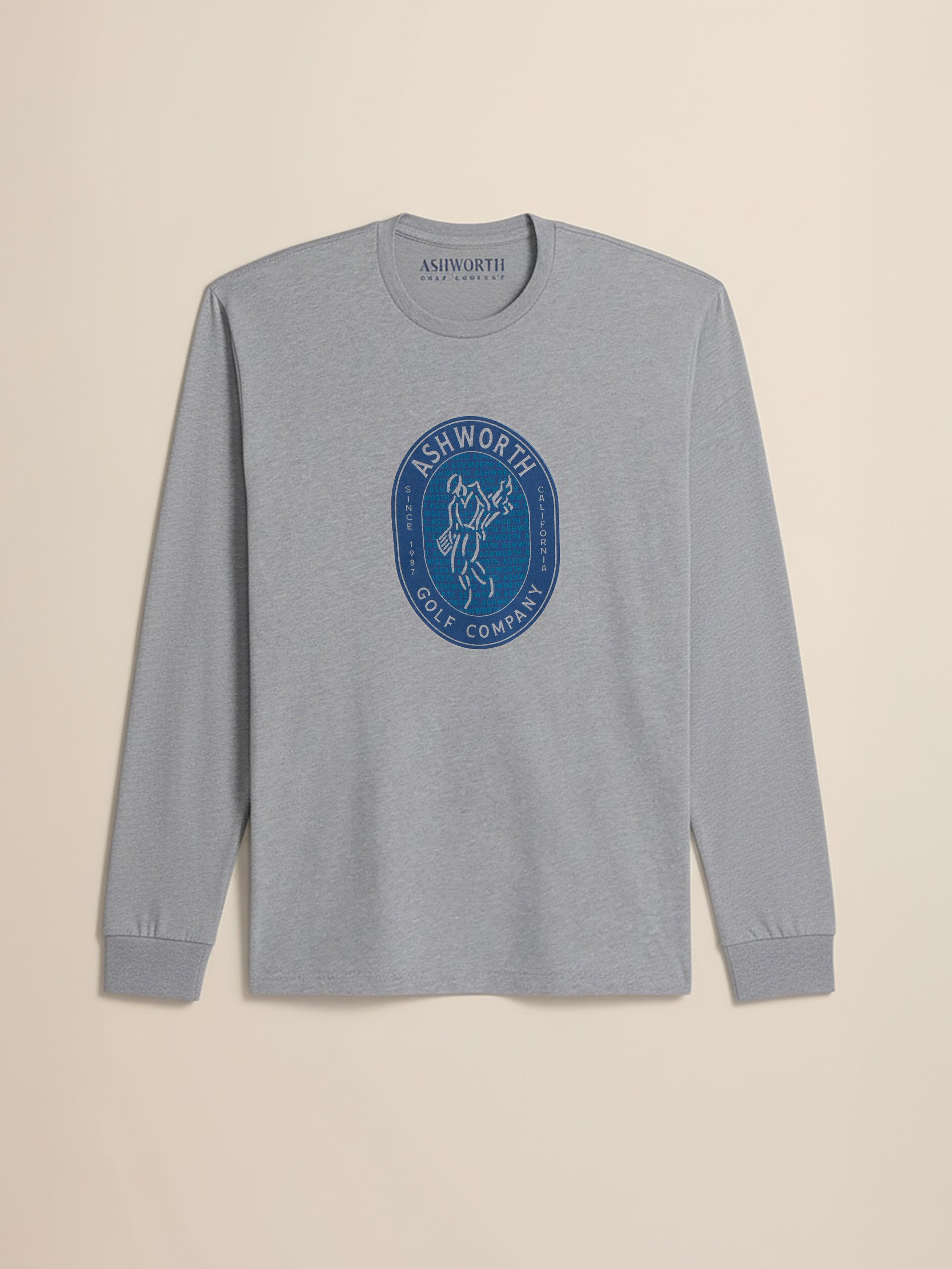 LS Ashworth Golfman Badge Tee